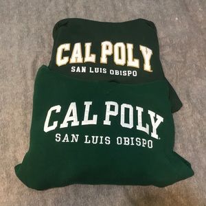 TWO CAL POLY sweatshirts
